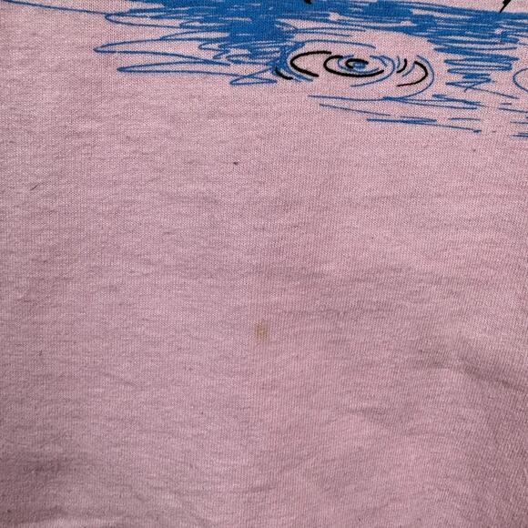 Vintage Rod Run Shirt Sz Large Pink Single Stitch Louisiana Bayou Cajun USA 90s - Picture 9 of 10